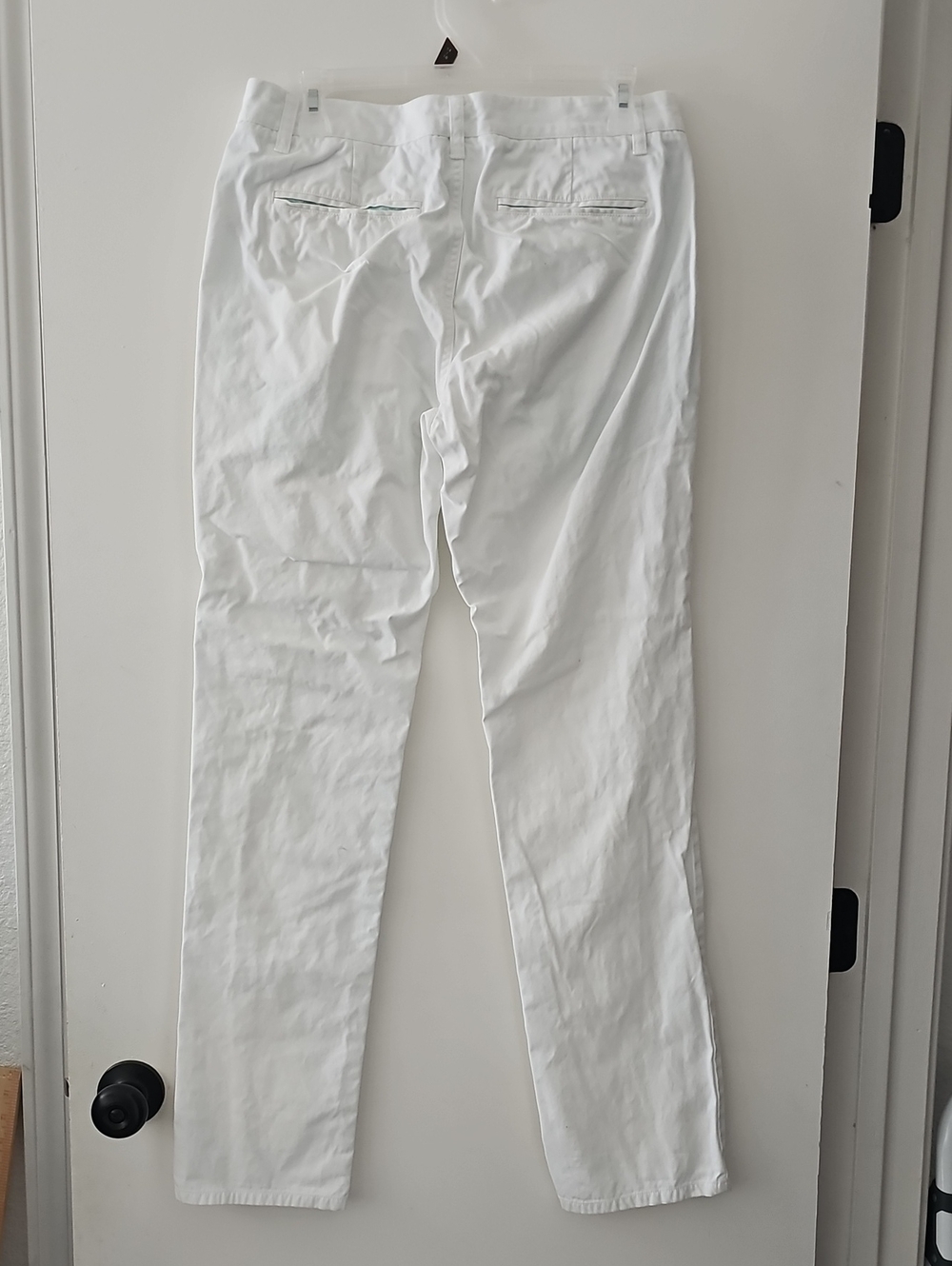 Bonobos White Slim Straight Chino Pants Men's Size 31